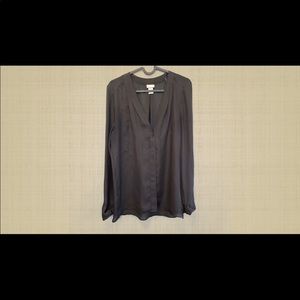 H&M sheer long sleeved top